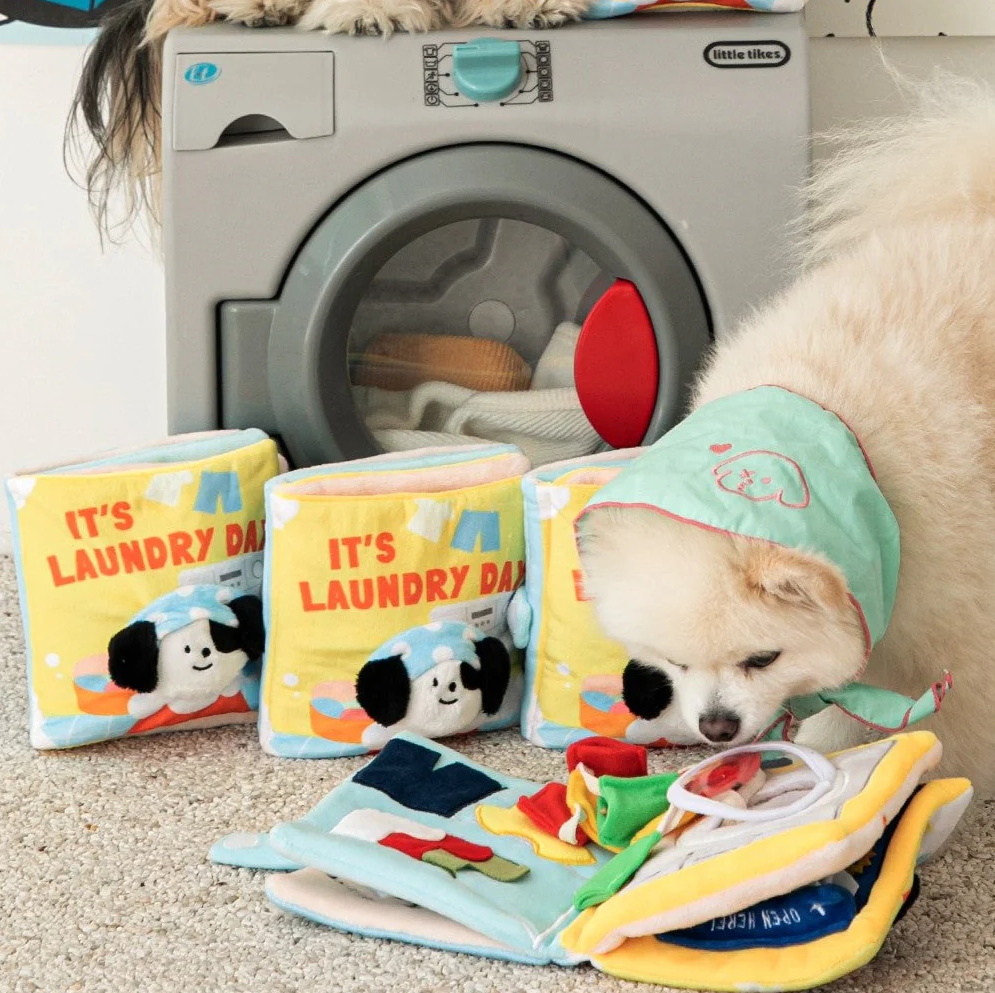 Laundry Day Nosework Book Toy