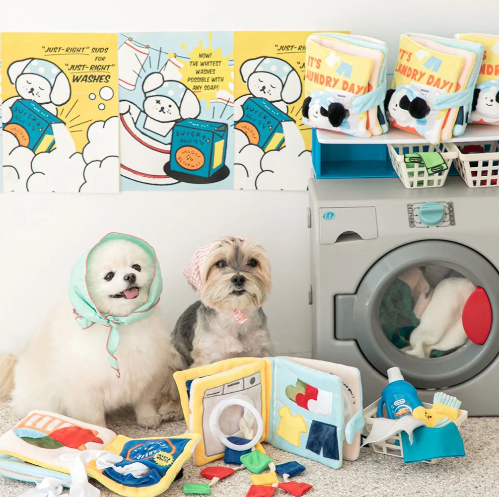 Laundry Day Nosework Book Toy