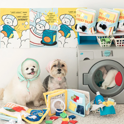 Laundry Day Nosework Book Toy