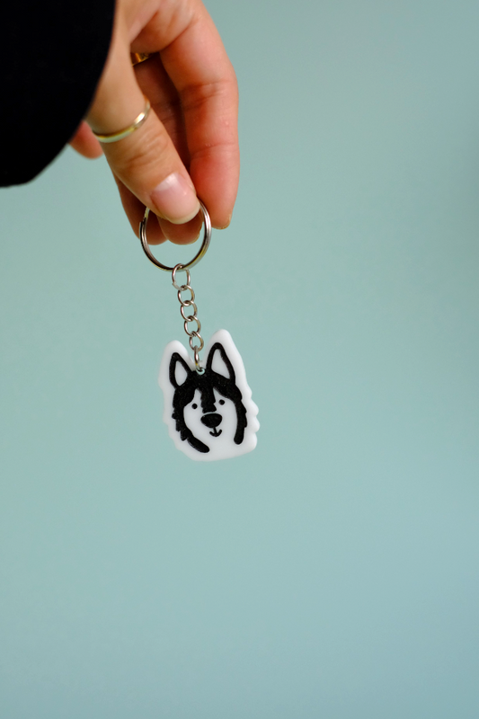 Husky Keychain