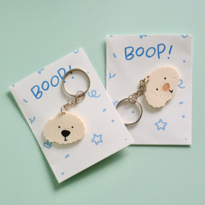 Poodle Keychain