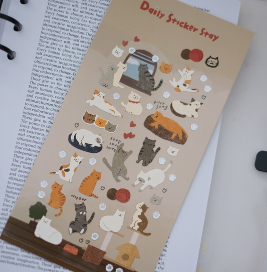 Cat Sticker Sheet