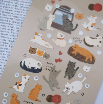 Cat Sticker Sheet